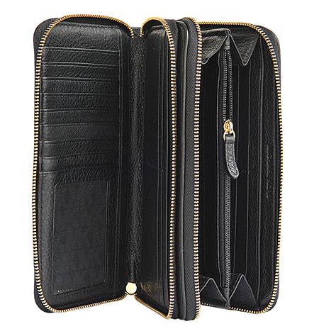 michael kors double zip phone wallet|michael kors double zipper wallet.